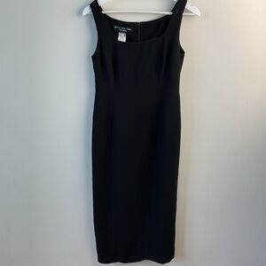 Jones New York Evening Classic Black Long Dress Size 8 Petite